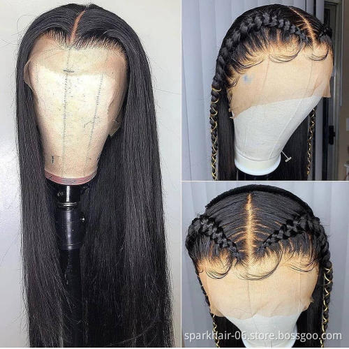 Wholesale Malaysian Straight Raw Full Lace Wig,Baby Natural Afro Hair Wig,100% Remy 40 Inch Full Lace Wig